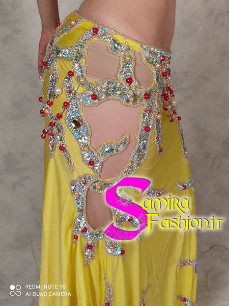 Extra Cairo03 - Bellydance Costume Stretch - Yellow