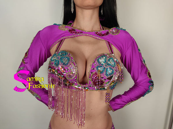 Extra Cairo07 - Bellydance Costume Stretch - Magenta