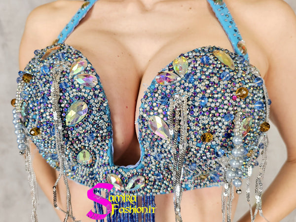 Extra   Lux Stretch 700 - Belly Dance Costume - Turquoise