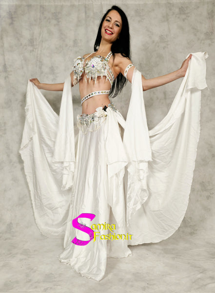 Extra Lux Sharki Princess 603 - Belly Dance Costume - White