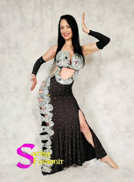 Extra Lux Dress 900 - Belly Dance Costume - Black