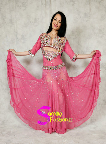Extra Lux Dress 903 - Belly Dance Costume - Rosa
