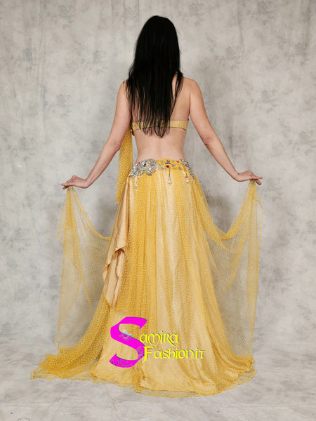 Extra Lux Sharki 801 - Belly Dance Costume - Yellow