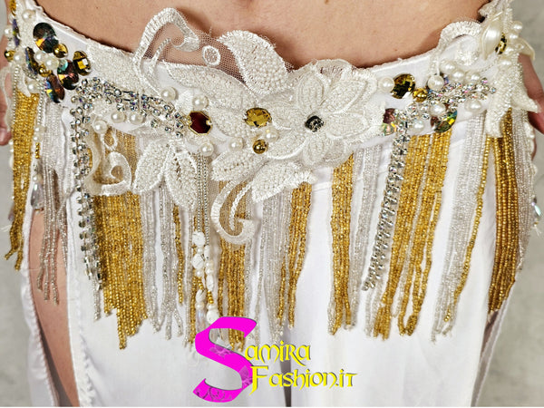 Extra Lux Sharki 806 - Belly Dance Costume - White