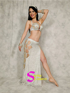 Extra Super Lux Stretch 516 - Belly Dance Costume - Extra White