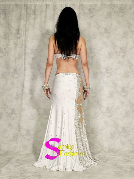 Extra Super Lux Stretch 516 - Belly Dance Costume - Extra White