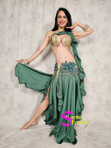 Extra Lux Sharki 819 - Belly Dance Costume - Green