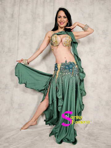 Extra Lux Sharki 819 - Belly Dance Costume - Green