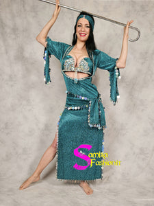 Gallabeya Extra Saidi/Baladi - Petrolio (Bellydance - Danza del Ventre)