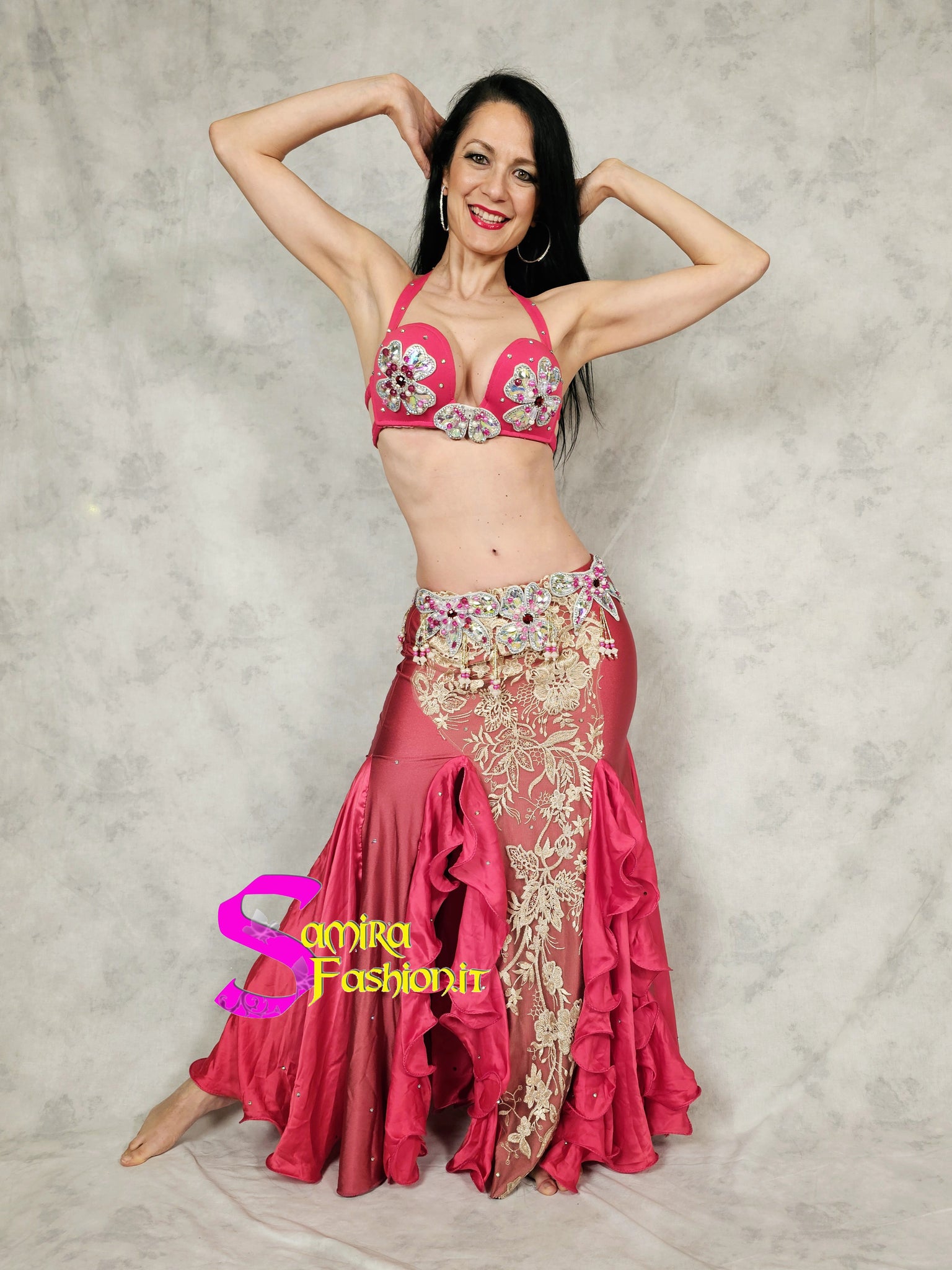 Extra   Lux Stretch 706 - Belly Dance Costume - Fragola