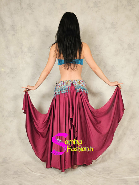 Extra Lux Sharki 806 - Belly Dance Costume - Turquoise/Wine