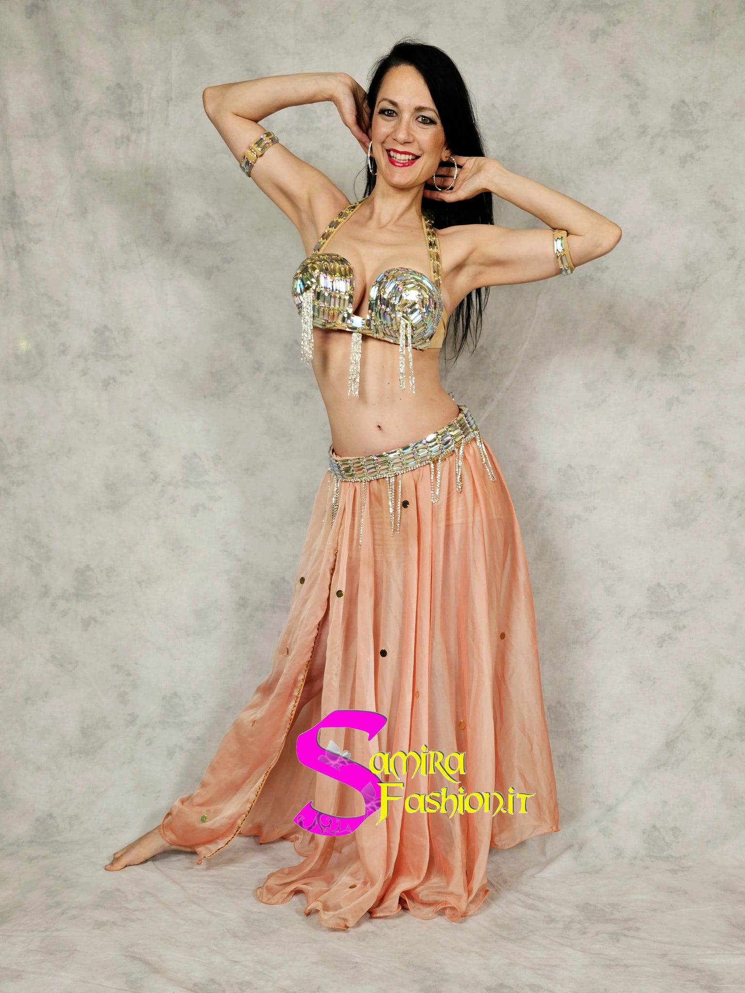 Extra Lux Sharki 812 - Belly Dance Costume -  Strass