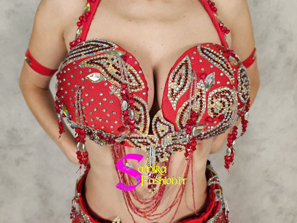 Extra Lux Sharki 817 - Belly Dance Costume -  Red