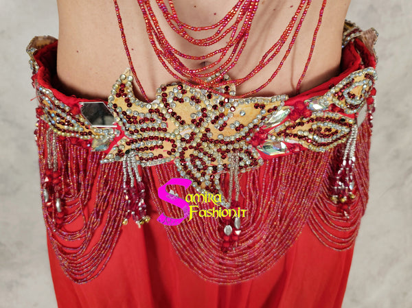 Extra Lux Sharki 817 - Belly Dance Costume -  Red