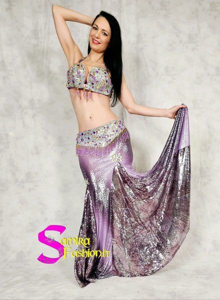 Extra   Lux Stretch 704 - Belly Dance Costume - Lilla