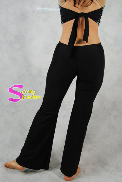 Jumpsuit DELUXE - Dance, Danza, Belly Dance, Salsa, Danza del Ventre, Oriental, Caribe - Black