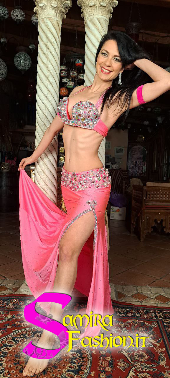 Extra Cairo02 - Bellydance Costume Stretch - Pink