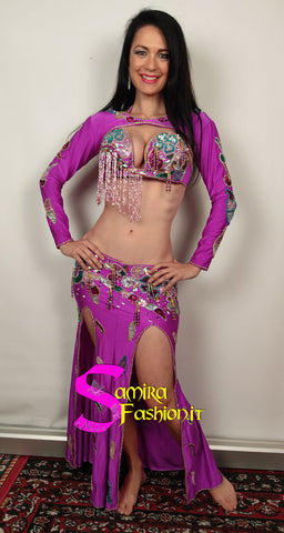 Extra Cairo07 - Bellydance Costume Stretch - Magenta