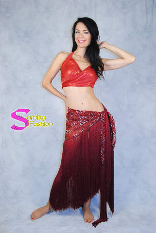 Gonne Flamenco Danza Del Ventre Raso Arricciacapelli Asim Zingari - Foto 12