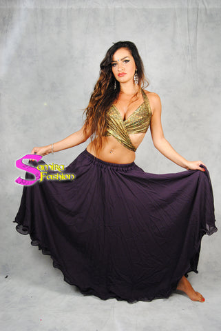 Gonna Habiba, 2 veli (senza spacchi) - Lilla Antico