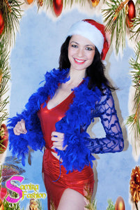 Sexy Party Boa Bluette - Offerta Natalizia