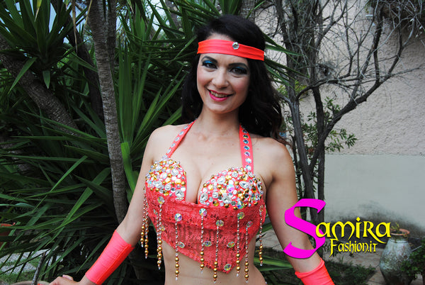 Bellydance Stretch Glam 72 - Orange