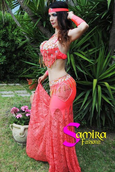 Bellydance Stretch Glam 72 - Orange