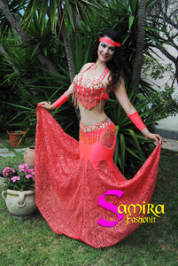 Bellydance Stretch Glam 72 - Orange