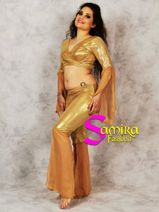 Set Top, Pants - Gold