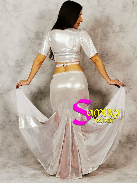 Set Classic Sharqy Oriental Dance - Bianco