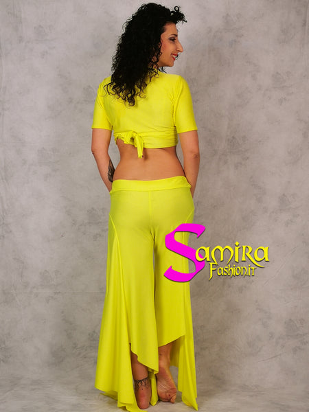 Set Egyptian Pop Top, Pants - Giallo