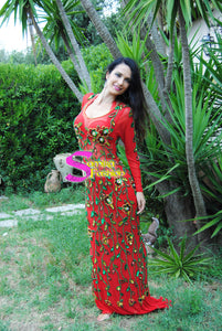 Stretch Extra Lux 151, Bellydance Dress - Rosso