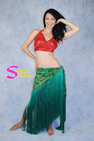 Gonna TMS Nera Con Volant A Cerchio Intero Danza Del Ventre - Foto 7